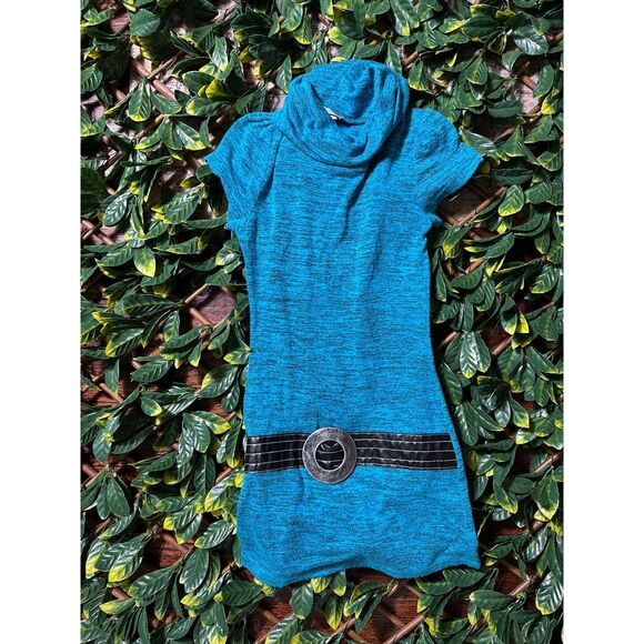 y2k body central turtleneck sweater mini dress size small - Picture 1 of 3